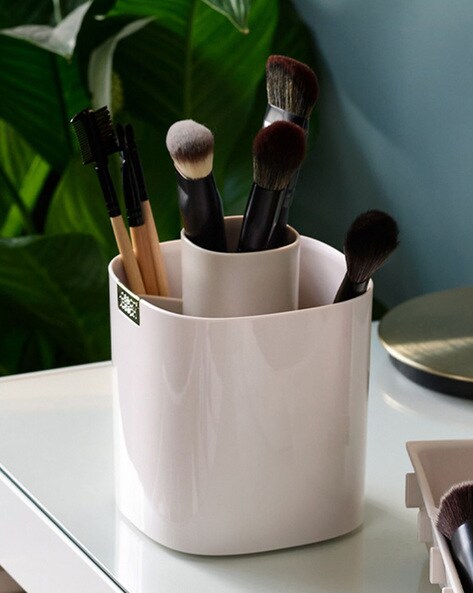 Joseph Joseph Viva Makeup Brush Pot - Shell