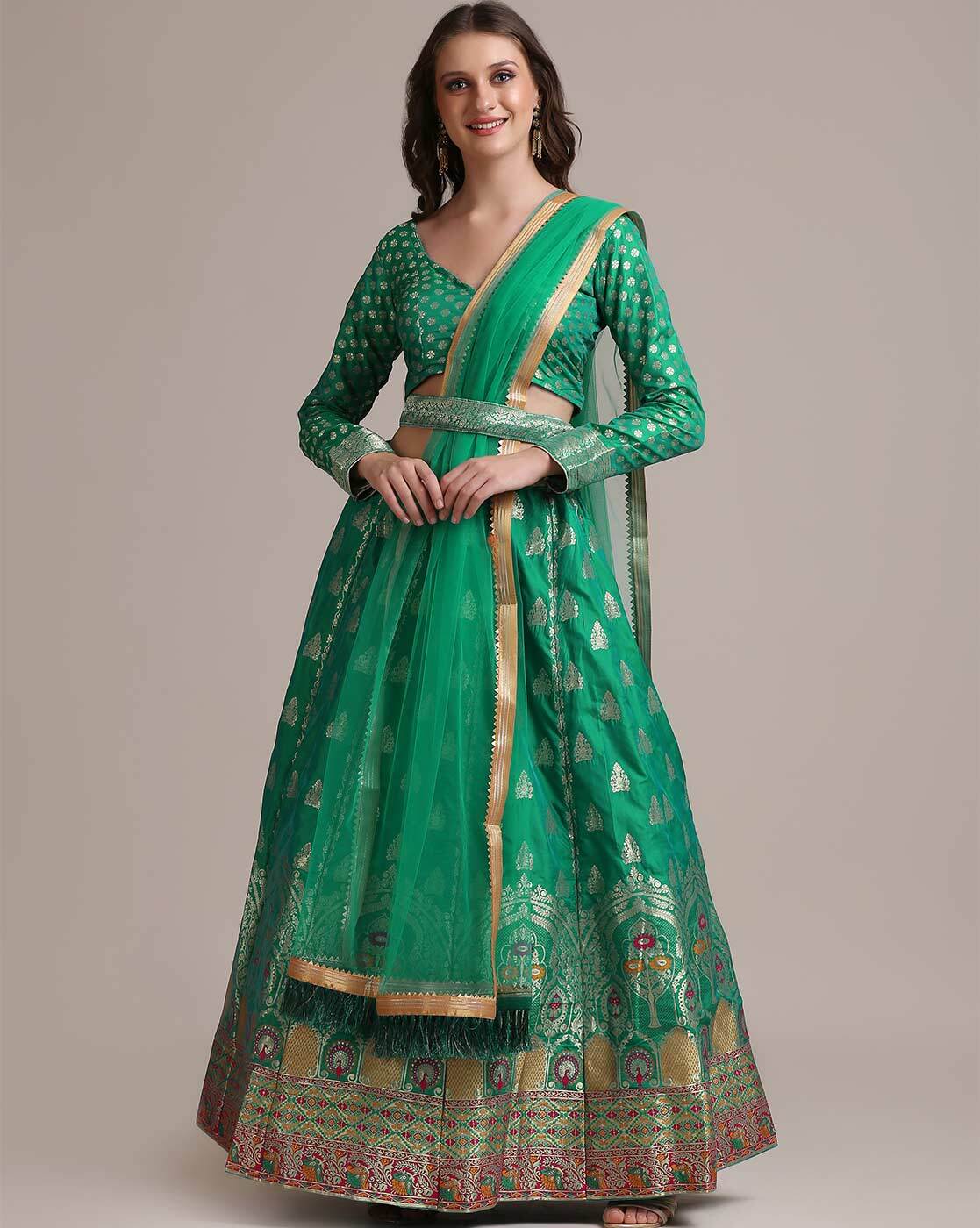 Indian Bridal Wear - Sabyasachi Sufiyana Bell Sleeves Lehenga – B Anu  Designs