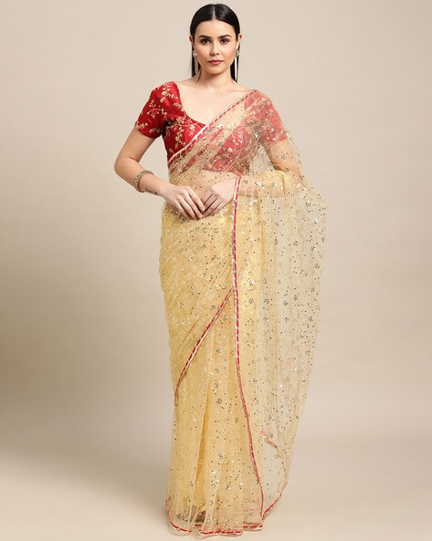 Buy Saree, Pink Cream Saree, Silk Saree, Stitched Blouse, Designer Saree,  Ready to Wear, Wedding Wear, Traditional Saree, Bridal Saree, RR-4038  Online in India - Etsy