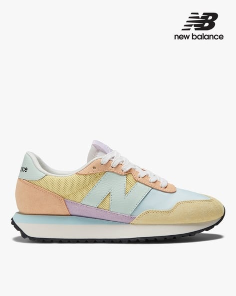 Women 237 Colourblock Lace-Up Sneakers