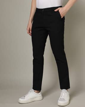 the indian garage co Striped Slim Fit Flat-Front Chinos-picture-45