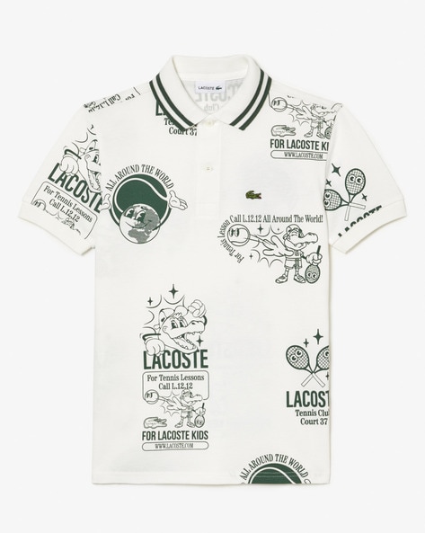 Lacoste Graphic Print Polo T-Shirt