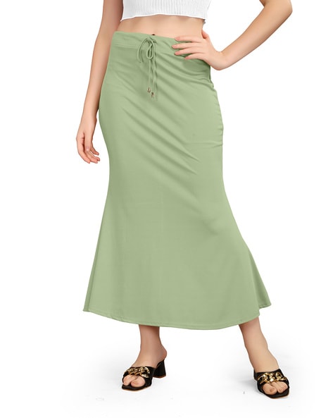 Kipzy Lycra Saree Shapewear, Long Skirt for Women for Beach, Night