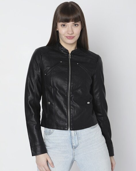 Buy online Black Solid Denim Summer Jacket from western wear for Women by  Showoff for ₹1190 at 73% off | 2024 Limeroad.com
