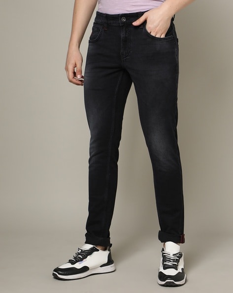 Mid-Rise Skinny Fit Jeans