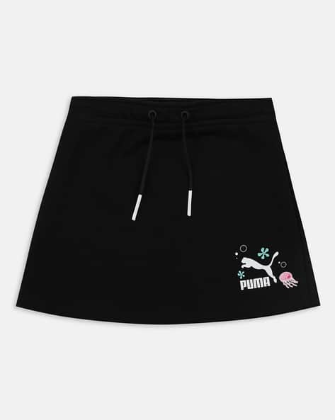 Logo Print A-Line Skirt