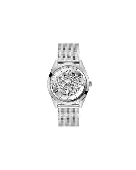 GUESS Chronograph Watch with Metallic Strap-GW0368G1