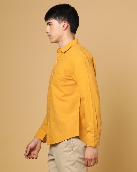 Levis yellow clearance shirt