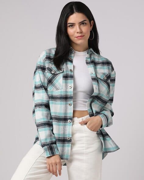 Buy Blue White Shirts for Women by Buda Jeans Co Online