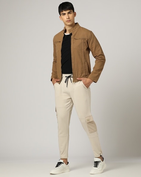 Off white pants with five pockets - Man | Roberto Verino