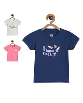 mini klub Pack of 3 Printed Round-Neck Tops-picture-14