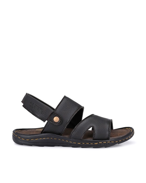 Mens double strap sandals hot sale