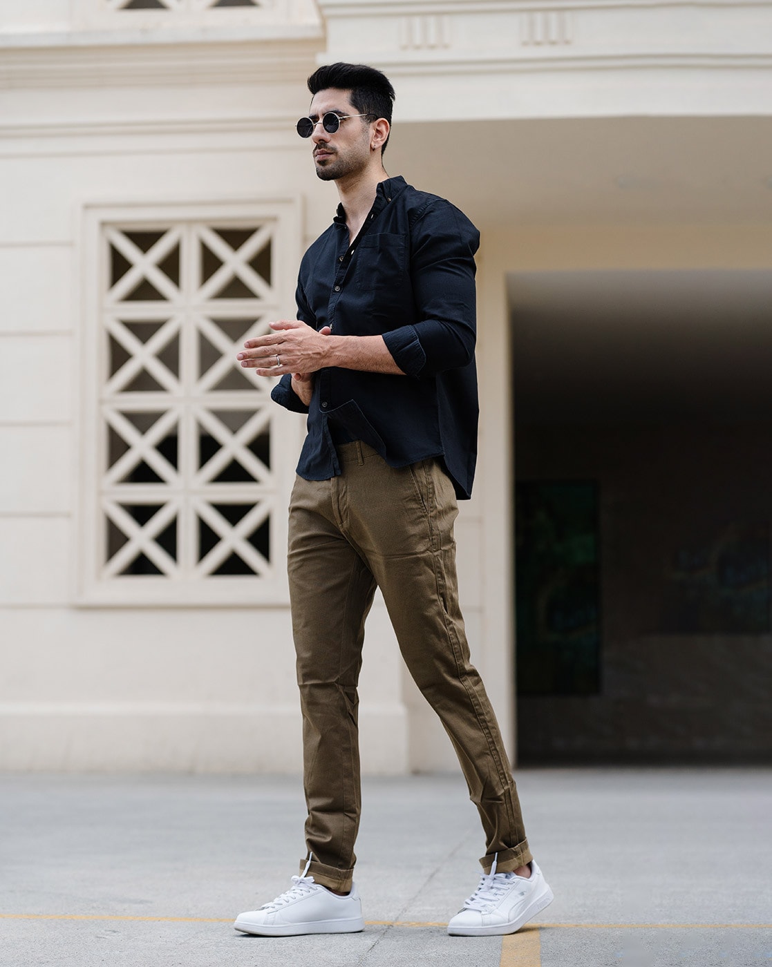 Urbano Fashion Slim Fit Men Khaki Trousers - Buy Khaki Urbano Fashion Slim  Fit Men Khaki Trousers Online at Best Prices in India | Flipkart.com