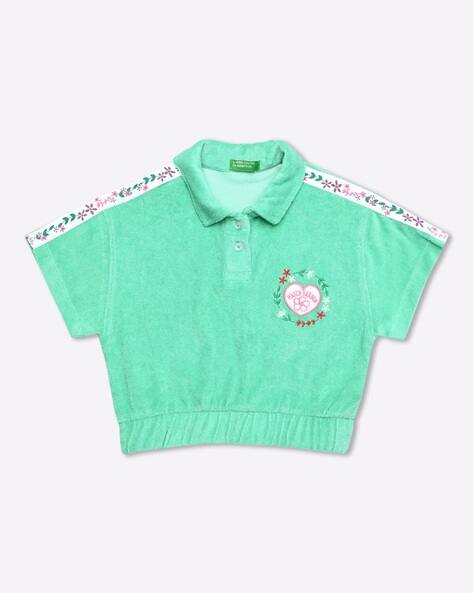 UNITED COLORS OF BENETTON Polo T-Shirt with Shoulder Taping