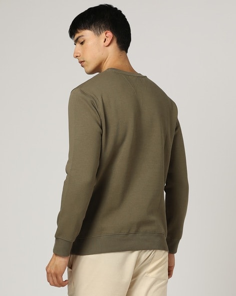 Shirt insert crew outlet neck jumper