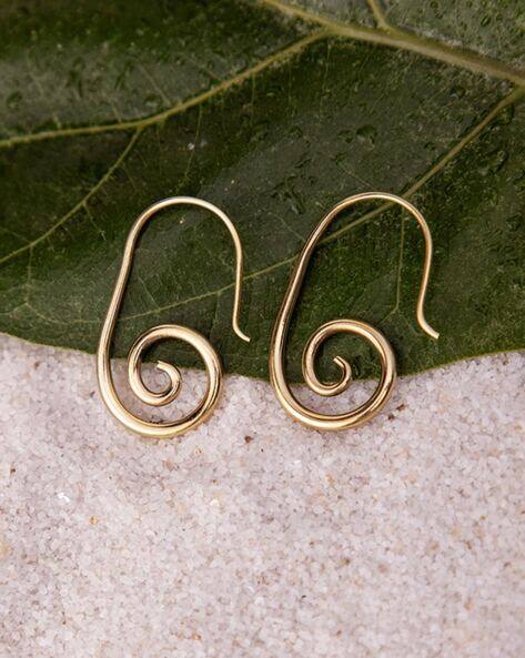 Studio One Love Gold-Plated Drop Earrings