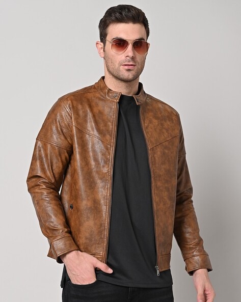 Biker jacket men online sale