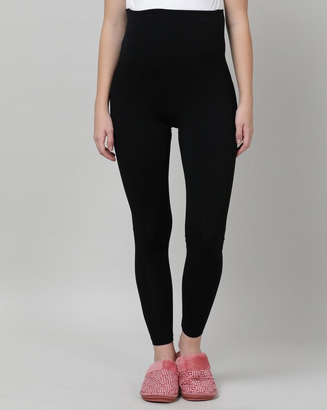 Buy Black Leggings for Women by MACKLY Online