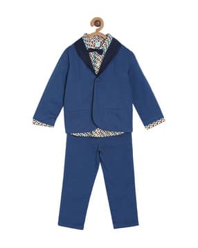 mini klub Printed Single-Breasted Suit Set-picture-25