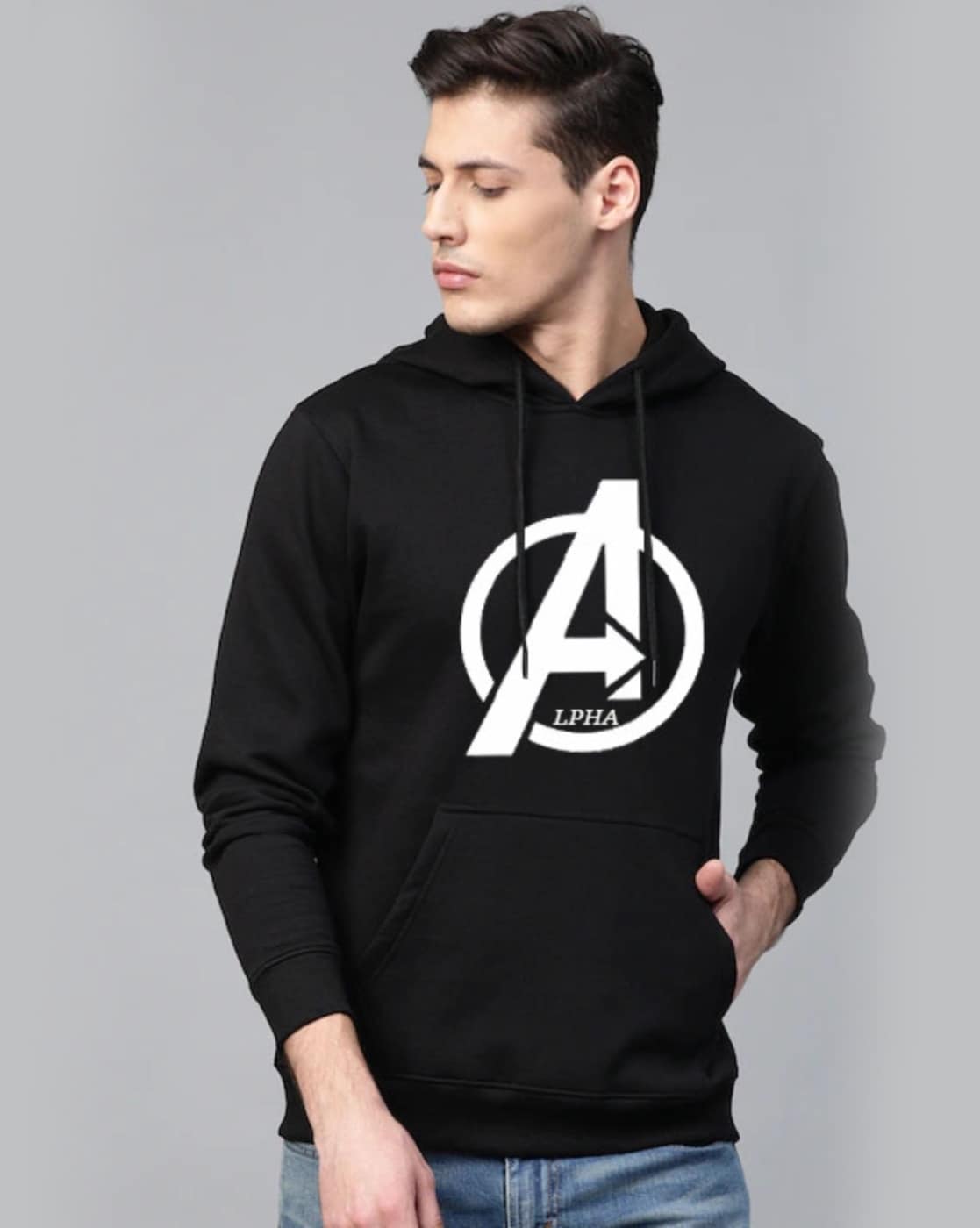 Amazon.com: Marvel Avengers End Game Eroded A Logo Mens Hoodie Blue :  Clothing, Shoes & Jewelry