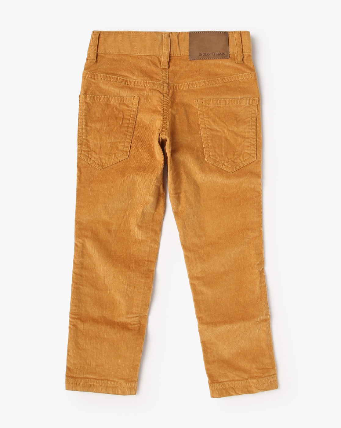 Indian Terrain cotton dark brown solid trouser - G3-MCT0720 | G3fashion.com