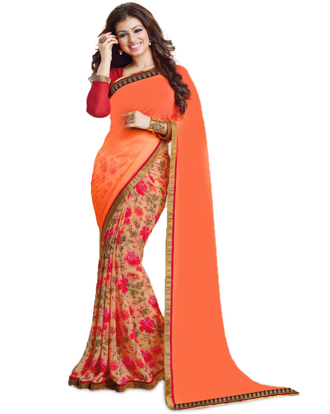 Buy Red Sarees for Women by SADIKA Online | Ajio.com