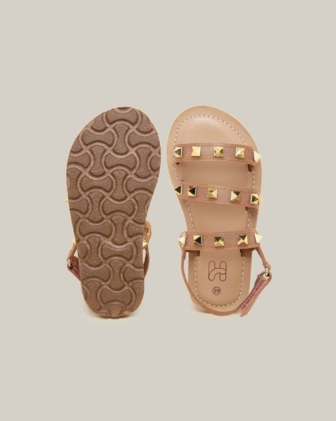 Ladies discount studded sandals