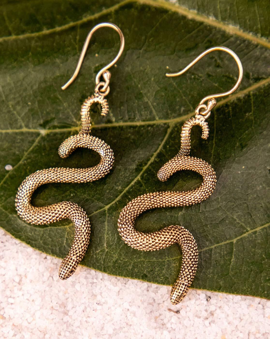 Cobra Snake Bite Earrings – Child of Wild