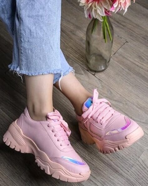 Buy Pink Sports Outdoor Shoes for Girls by Shoetopia Online