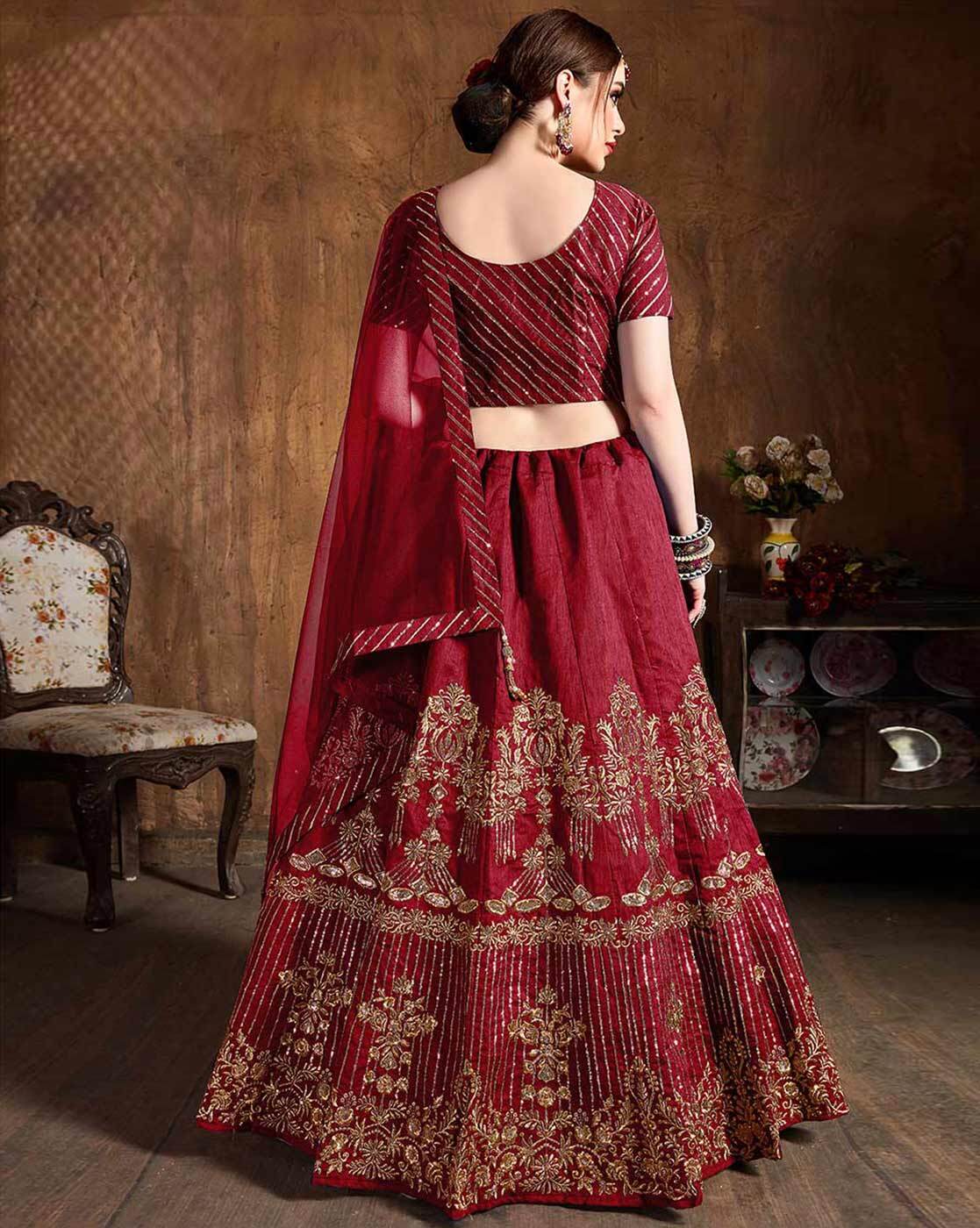 Maroon Color Designer Lehenga Choli – Joshindia