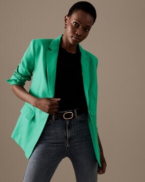 Women's waist length blazer on sale