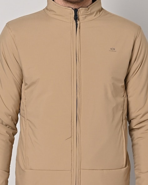 Zip-Front Padded Reversible Jacket
