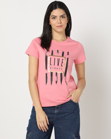 Printed Cotton T-Shirt