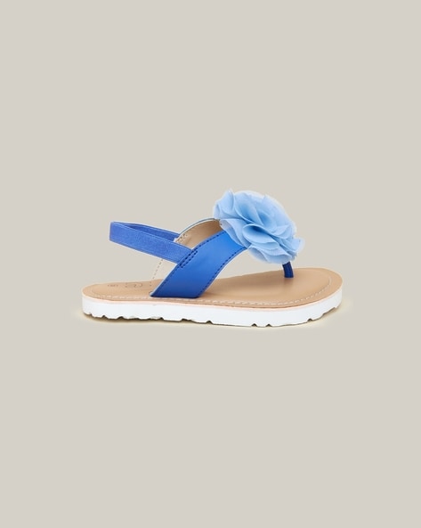 Buy Blue Flat Sandals for Women by Sole head Online | Ajio.com