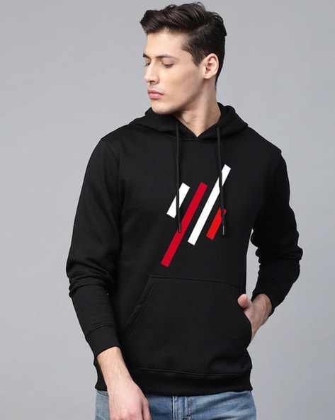 Geometric zipper cheap pocket sweatshirt