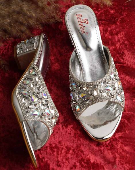 Buy Shoetopia Women's Silver Toe Ring Sandals for Women at Best Price @  Tata CLiQ