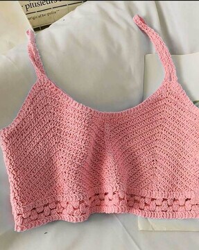 Pink Crochet Bra at best price in Modinagar by Amazing Design
