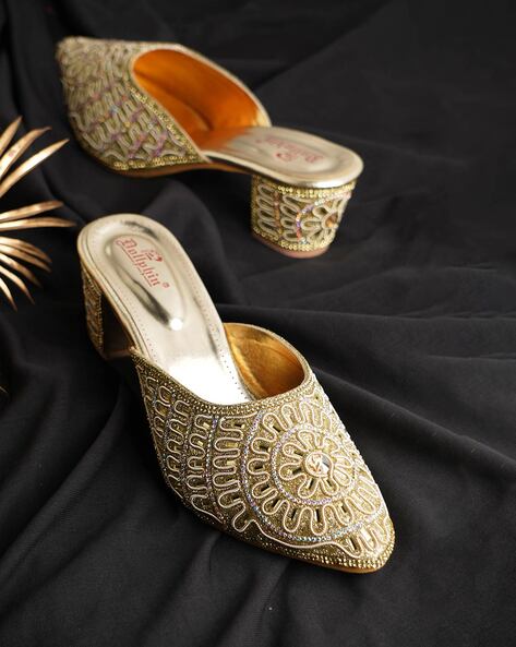 Buy Bata Eli Golden Toe Ring Sandals for Women at Best Price @ Tata CLiQ