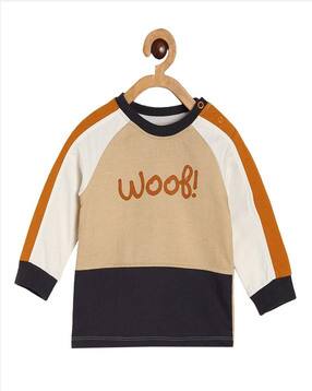 Typographic Print Round-Neck Sweatshirt-image-41