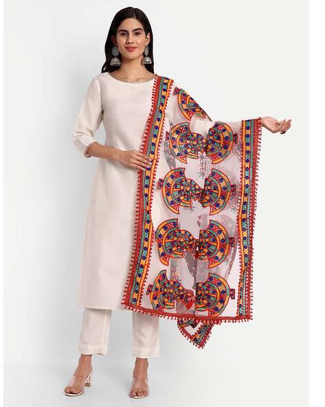 Embroidery & Embroidery Dupatta Price in India
