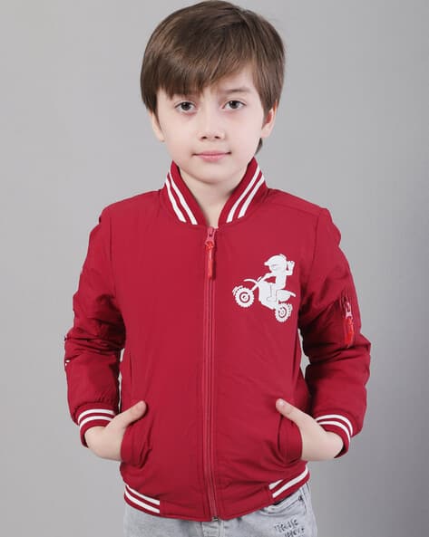 Buy Maroon Jackets Coats for Boys by House Of Vedas Online
