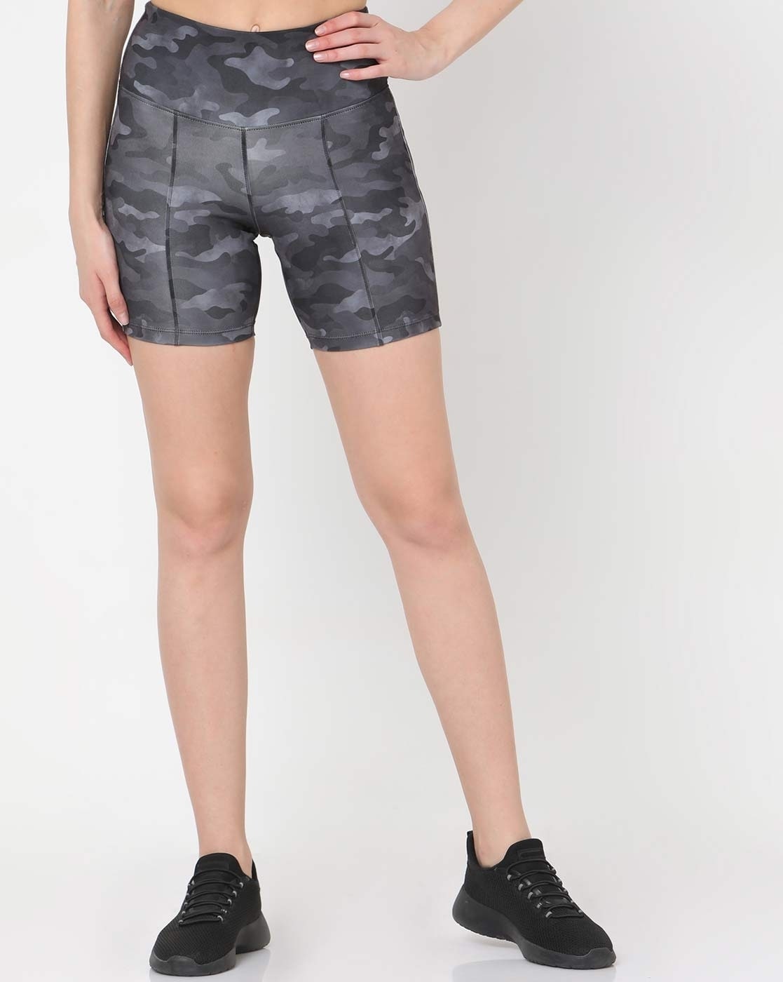 Buy Black Shorts for Women by SILVERTRAQ Online