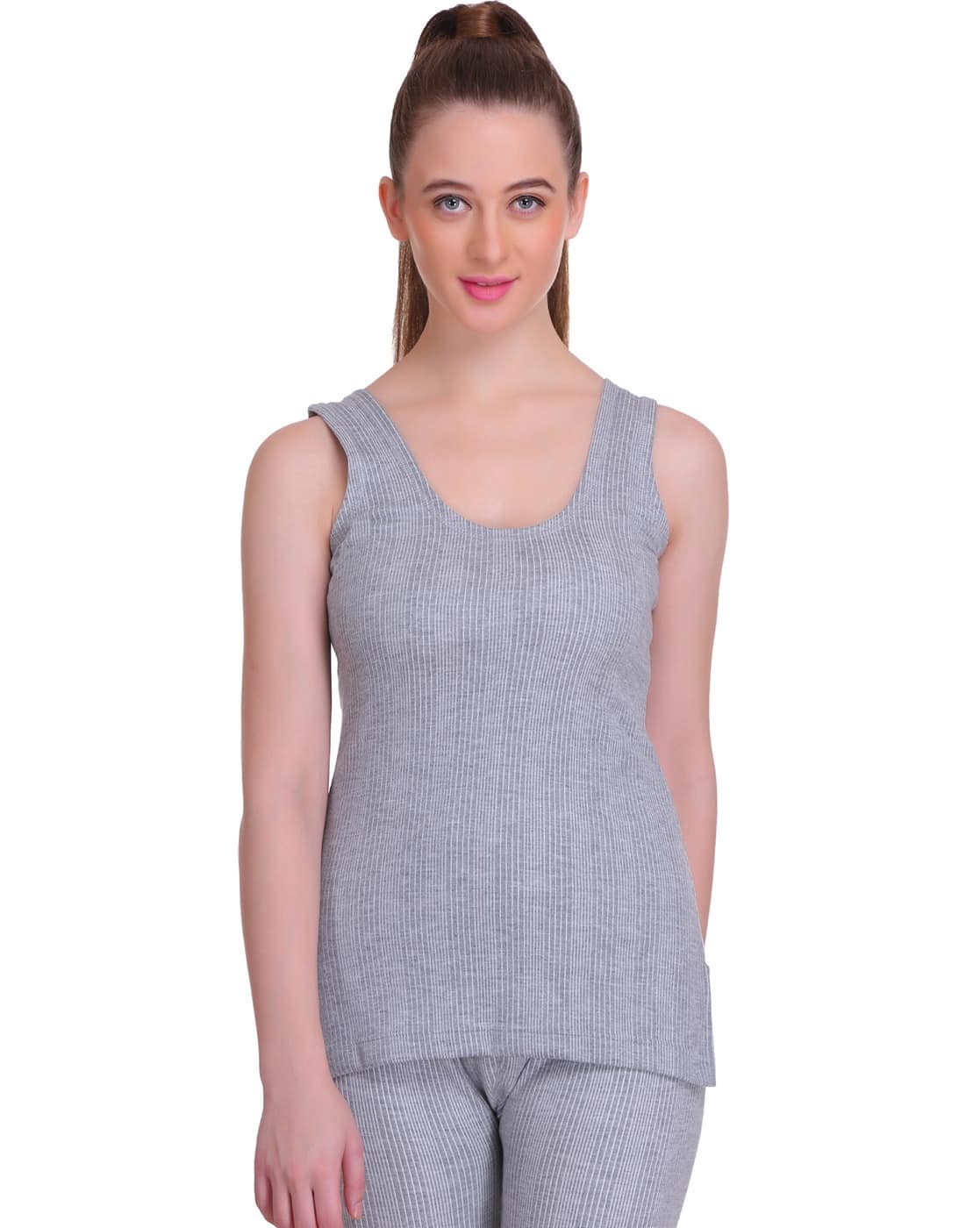 【GRAY】Washed thermal tee Buy Grey Thermal Wear for Women by T T Online | Ajio.com