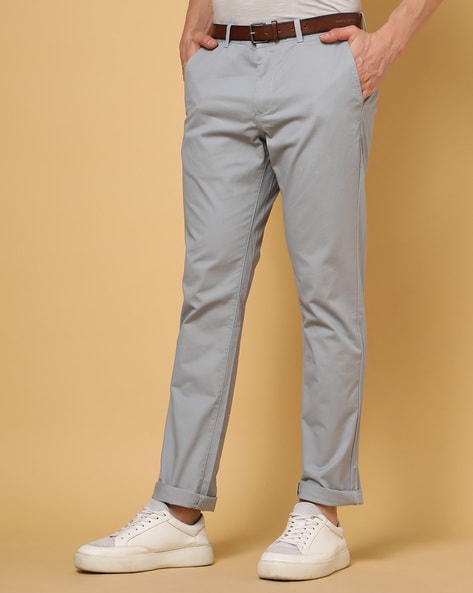 Buy Pink Trousers & Pants for Men by INDIAN TERRAIN Online | Ajio.com