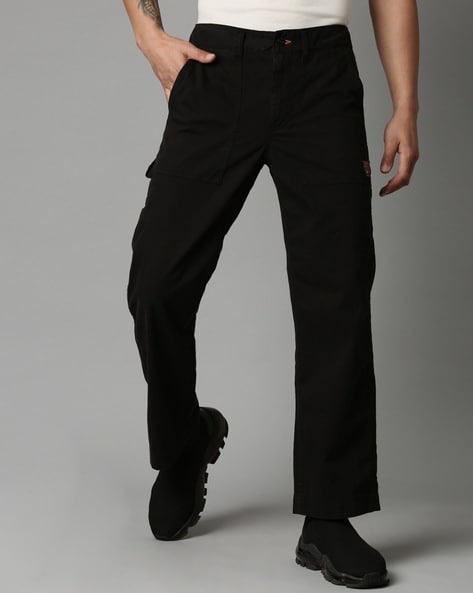 Buy Black Trousers & Pants for Men by BREAKBOUNCE Online