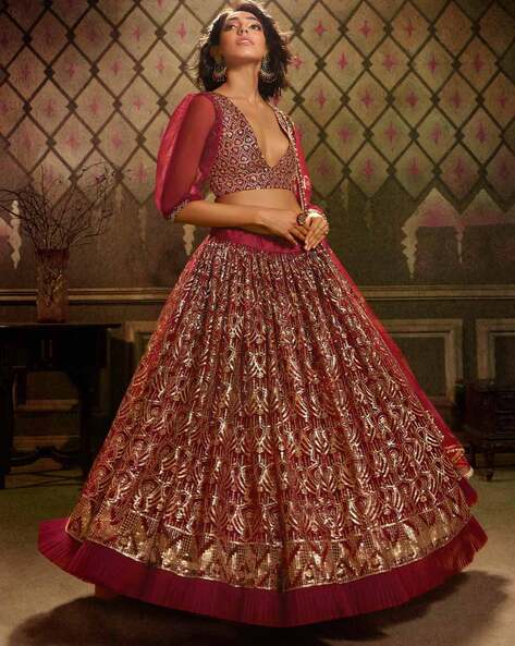 multicolor lehenga fabric at Rs.850/Meter in surat offer by tapi exports