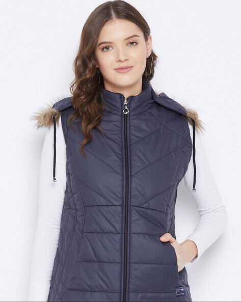 Buy Navy Blue Jackets Coats for Women by Vero Amore Online