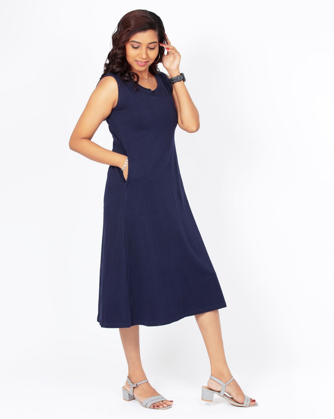 Navy blue one piece | Maxi dress, One piece, Dress