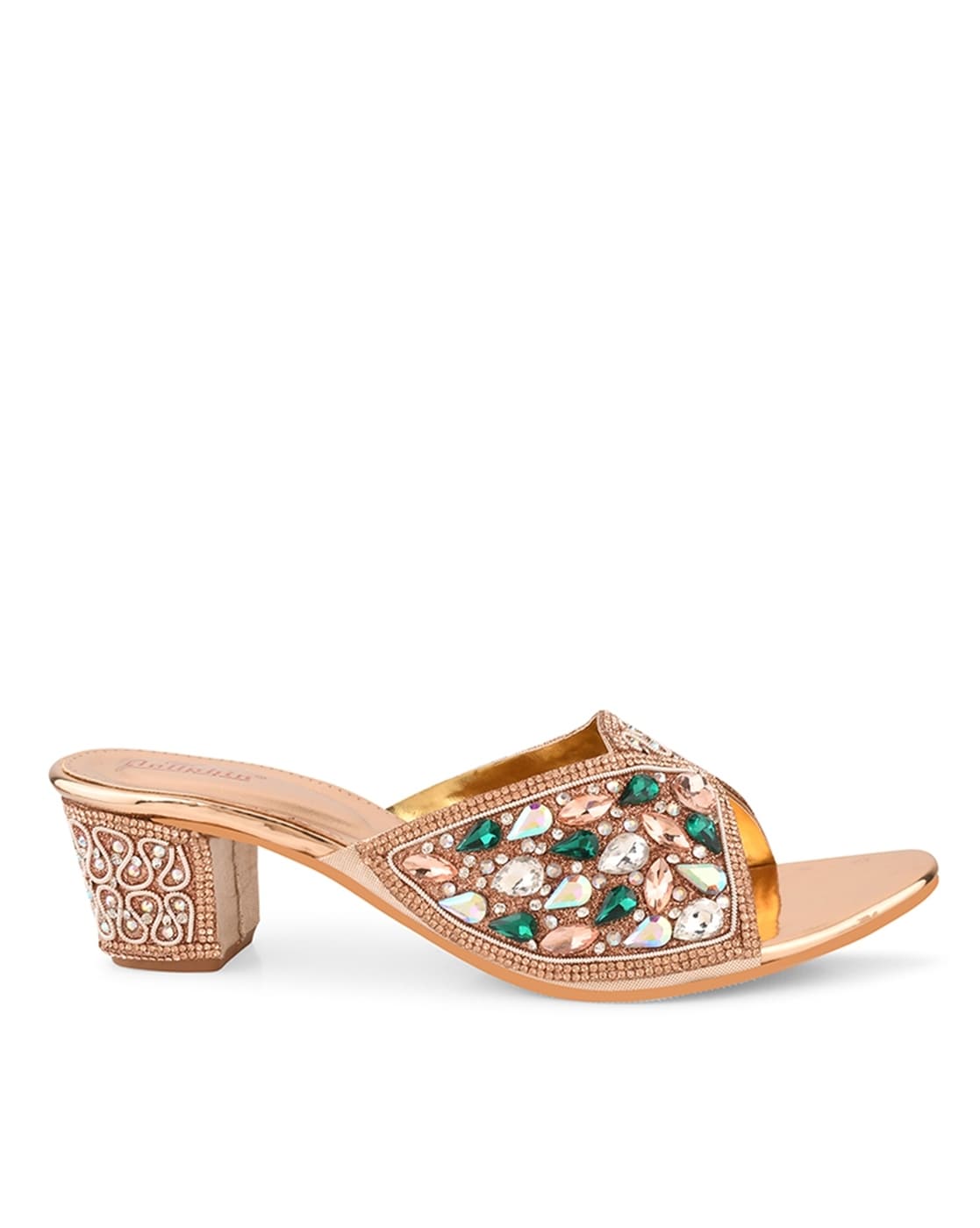 Captooe THE GOLDEN KOLHAPURI WEDGE HEEL-BATA