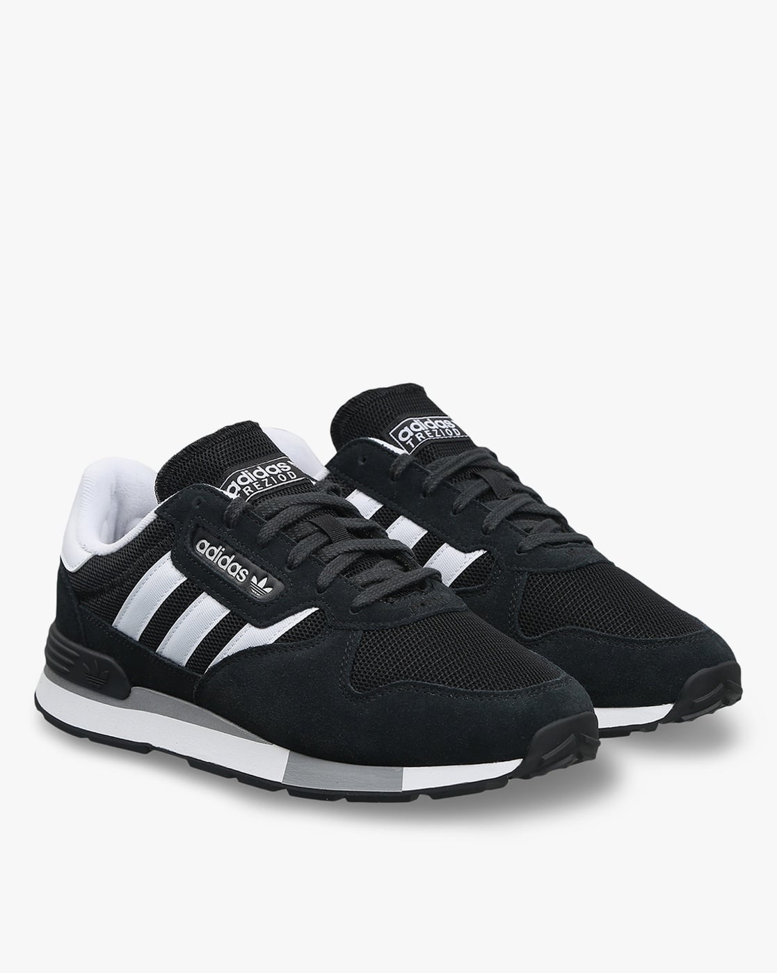 Buy Adidas Originals Men Treziod 2 Lace-Up Sneakers | Black Color